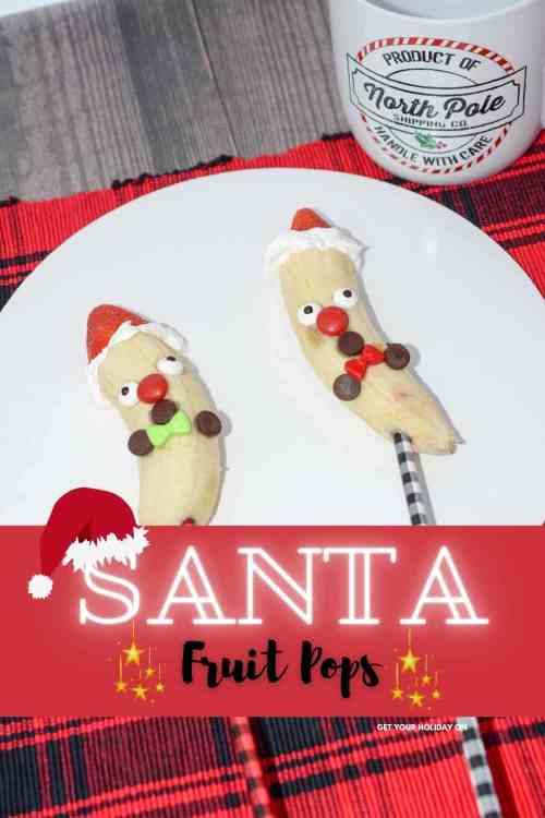 Santa fruit pops are so good that the kids will want to eat them for breakfast, lunch, and dinner! A healthy treat for kids!