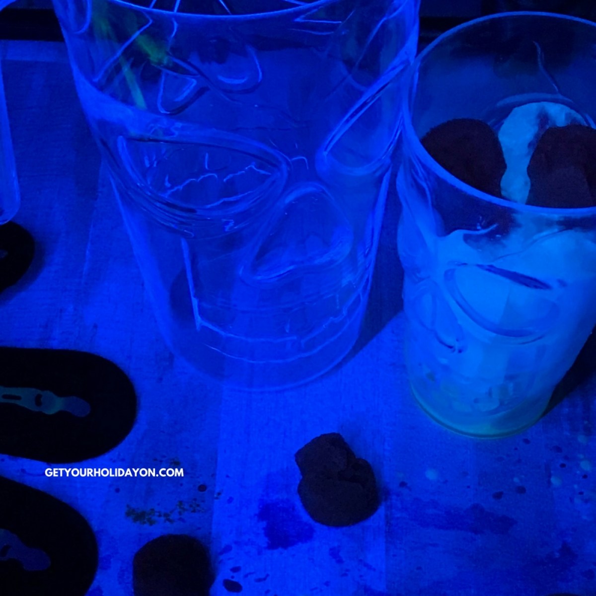 I can't believe what these glowing skull ice cubes are made of!