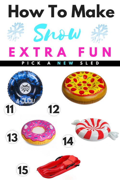How To Make Snow Time Extra FUN #Christmas #snow #gifts #fun