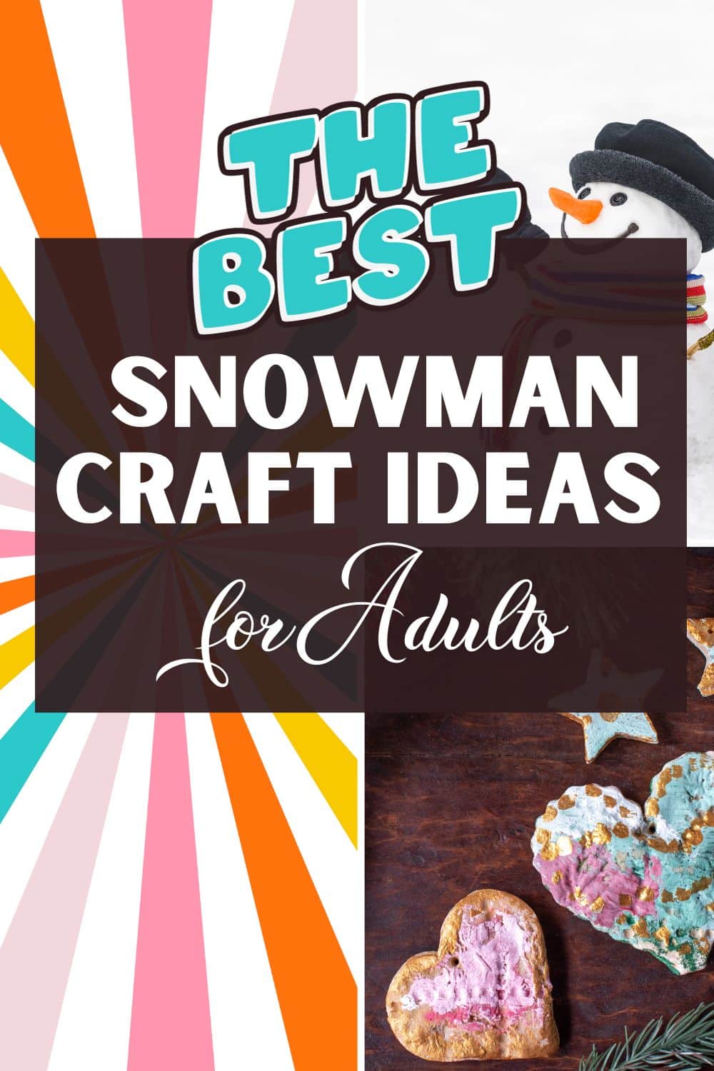 Winter crafts for snowman snowman themed winter craft ideas for adults