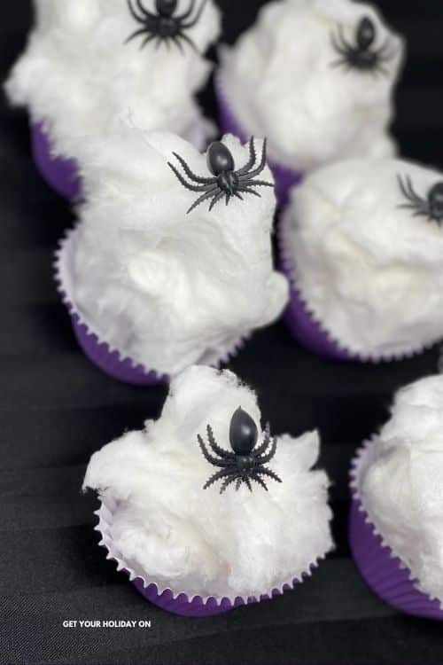 fluffy stuff spider web cotton candy Here’s what you’ll need to make the Spider Web Cotton Candy treat or party favor.