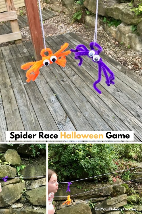 5 Easy and Simple Halloween Games Spider Race