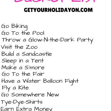 What Summer Bucket List have you started? Do you need ideas and inspiration for what to do this summer. Lets start this summer off right with biking, glow-n-the-dark-party, pool time fun, kids fun, and activities galore!