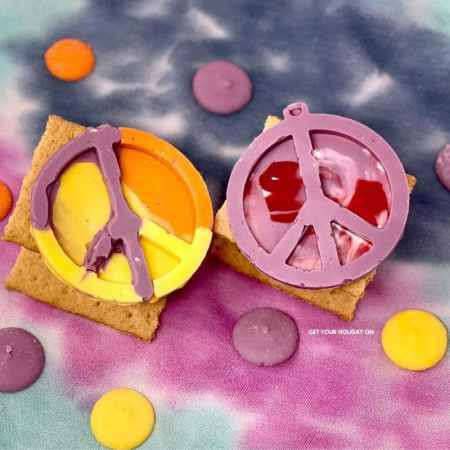 tasty smores for a tie dye smores at home party idea.