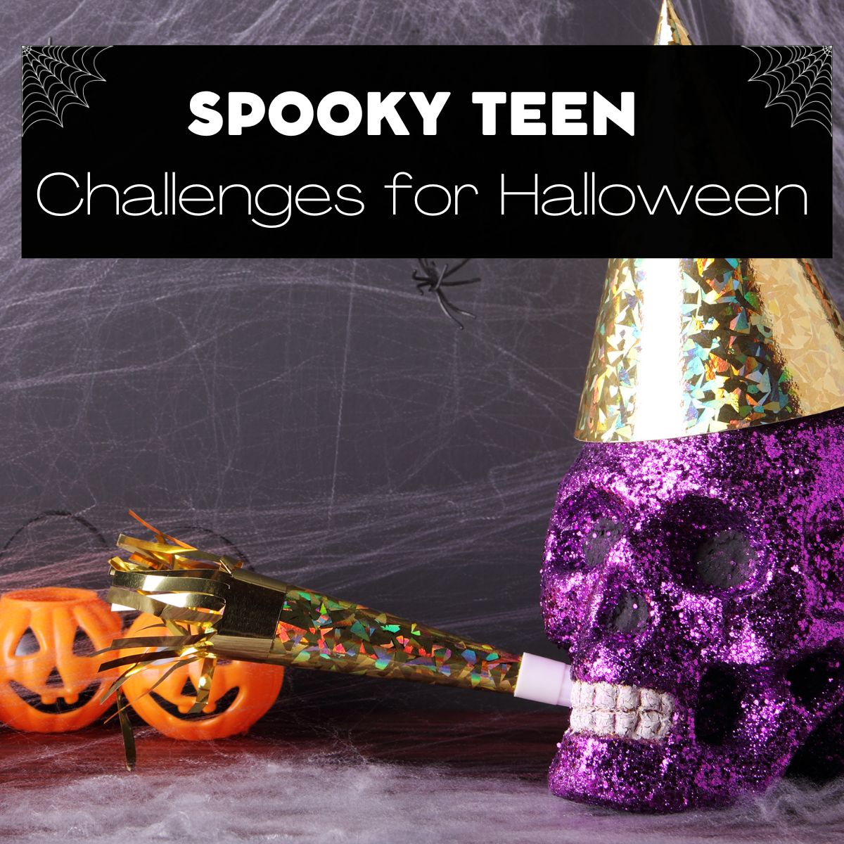 teen halloween party teen party ideas for spooky teenager challenges for fall #fall #halloween #party