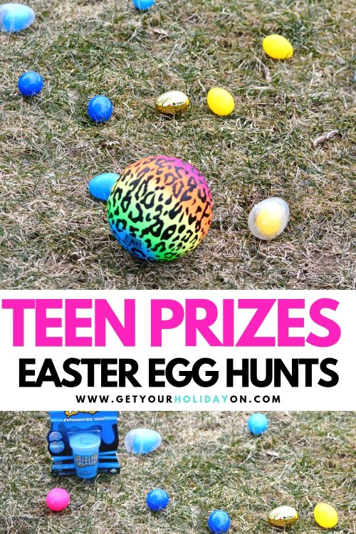 Teen Easter Egg Hunt Prizes that will knock it out of the park! #easter #eastereggfillers #eggs #momlife