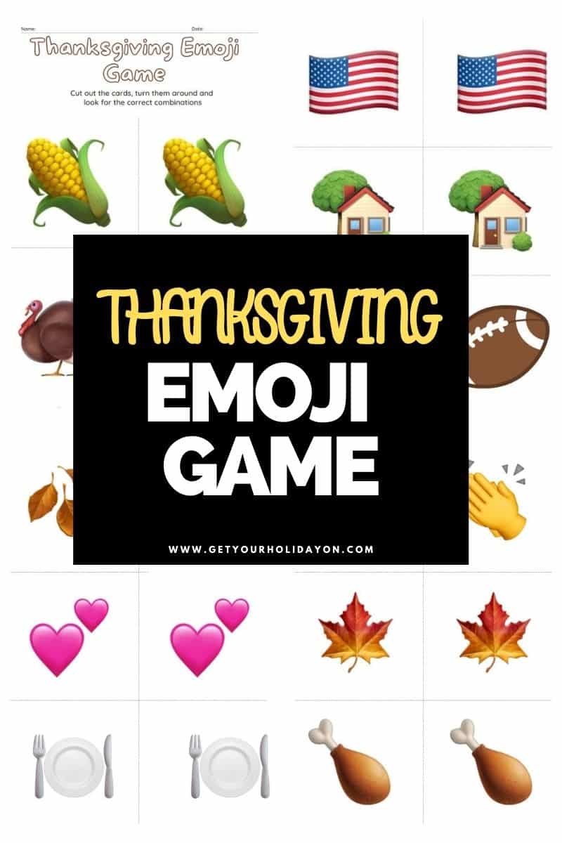 Thanksgiving Emoji Game Thanksgiving emoji games that will cure the boredom on Turkey day!