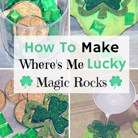 Don't miss how to make these where's me lucky magic rocks, This will helps kids with science and discovery, sensory, and imaginative play. Great idea for St. Patrick's Day hide treasure's inside and watch them come to life. www.inspireandmake.com