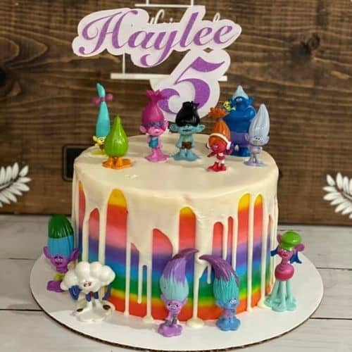 Trolls cake