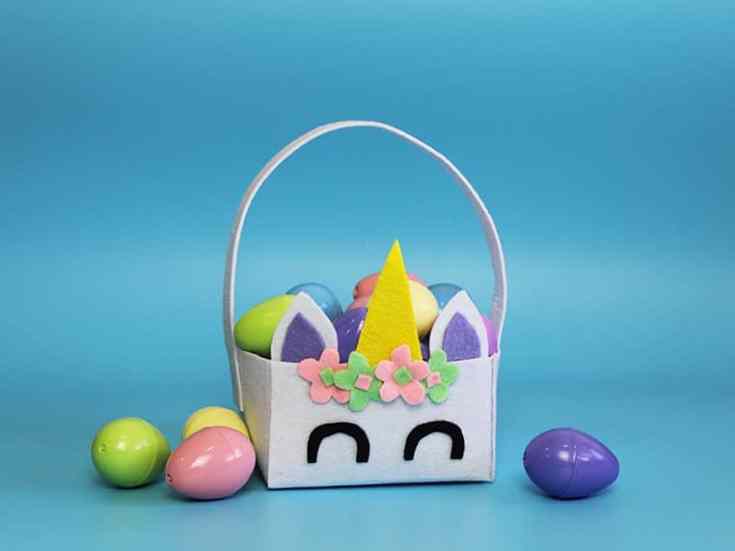 Image for Unicorn Easter Basket | Easy to Follow Instructions