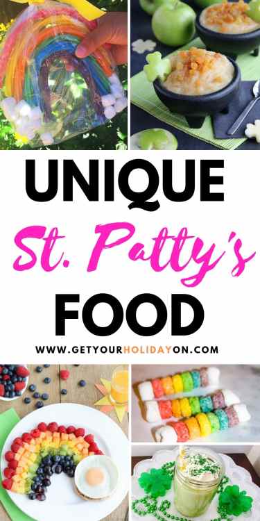 St. Patrick's Day Kids Themed Food Ideas #food #treats #desserts #momlife