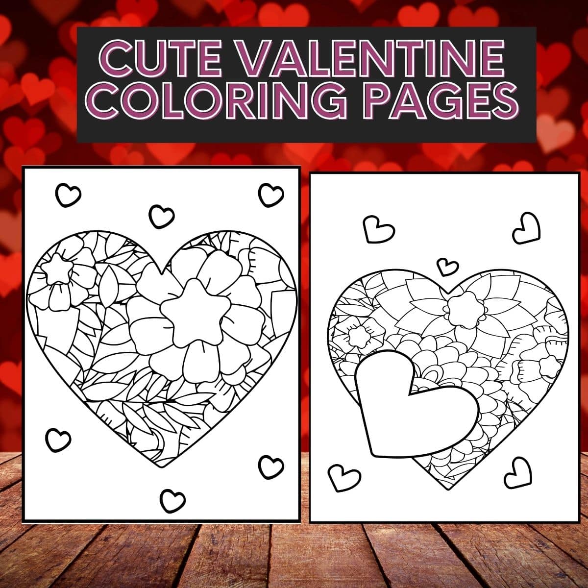 free printable valentines day coloring pages