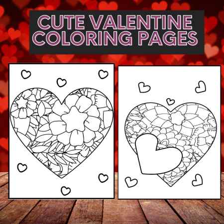free printable valentines day coloring pages