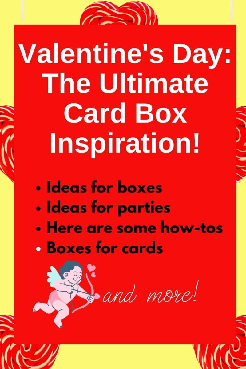 vday box ideas for cards ideas for vday with a red background and yellow with heart design