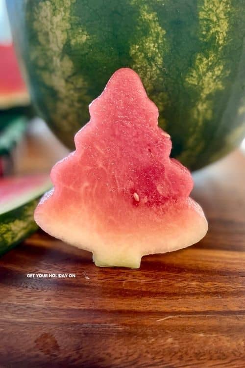 Get kids to eat fresh fruit with these creative Watermelon Christmas trees.