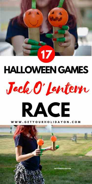 Win It In A Minute Fall Party Games Jack o' Lantern Race #minutetowinit #momlife #diycrafts #diyfall
