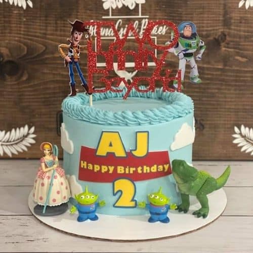 Pixar toy story cake Andys toys