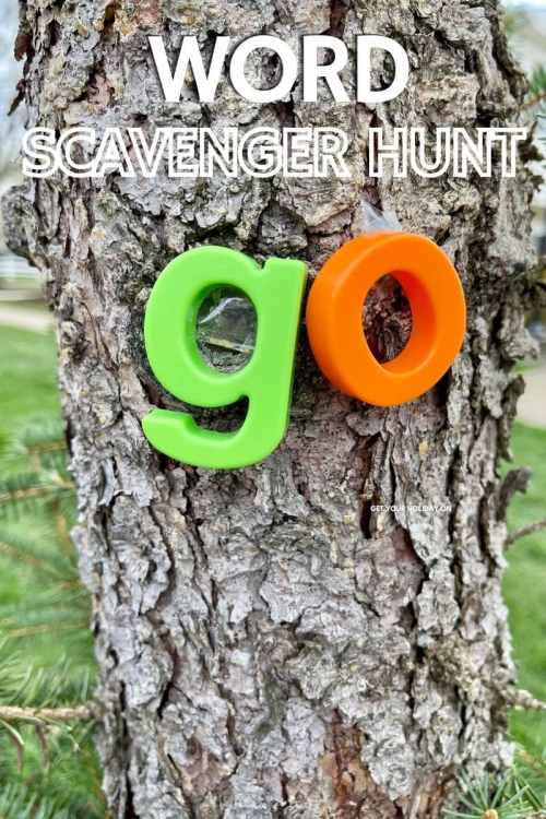 This Word Scavenger Hunt at Home is a kid's favorite idea. It's even better than the game... go fish!