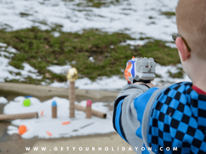 Nerf Gun Easter Egg Hunt | Creative Easter egg Hunt for Boys or Girls